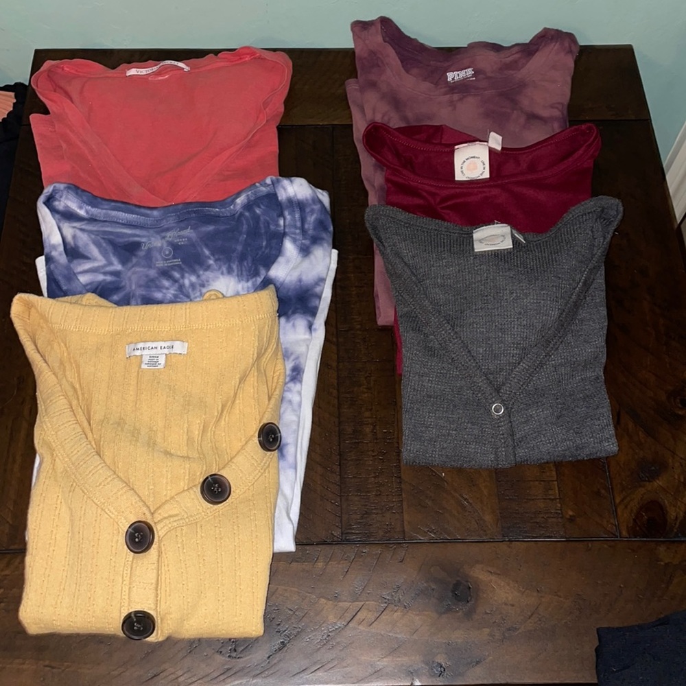 Variety of cute t shirts AEO, Universal Thread, and VS Pink